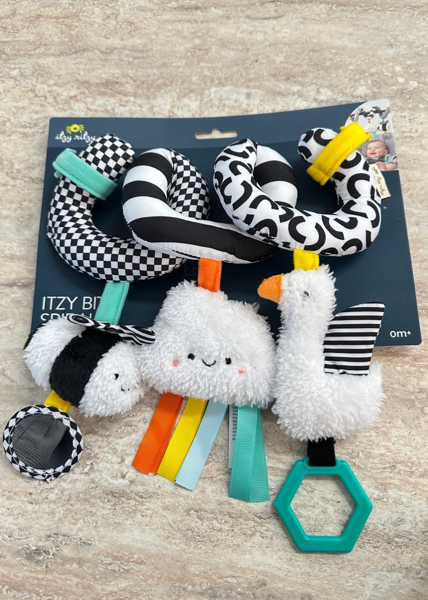 Itzy Bitzy Spiral Car Seat Activity Toy - Car Seat Toy - Jimberly's Boutique - Olive Branch - Mississippi