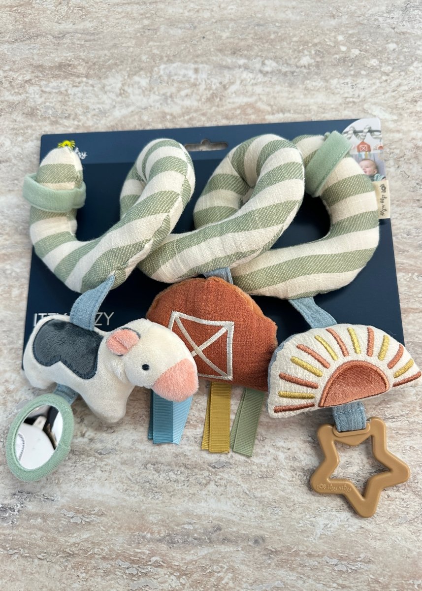 Itzy Bitzy Spiral Car Seat Activity Toy - Car Seat Toy - Jimberly's Boutique - Olive Branch - Mississippi
