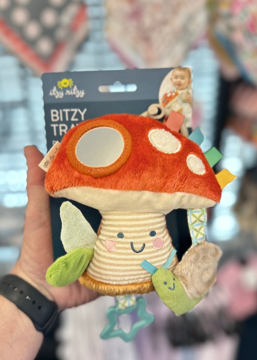 Itzy Ritzy - Bitzy Traveler - Mushroom - Lovey - Jimberly's Boutique - Olive Branch - Mississippi