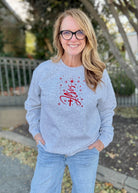 Jesus Christmas Tree Embroidered Sweatshirt - sweatshirt - Jimberly's Boutique - Olive Branch - Mississippi