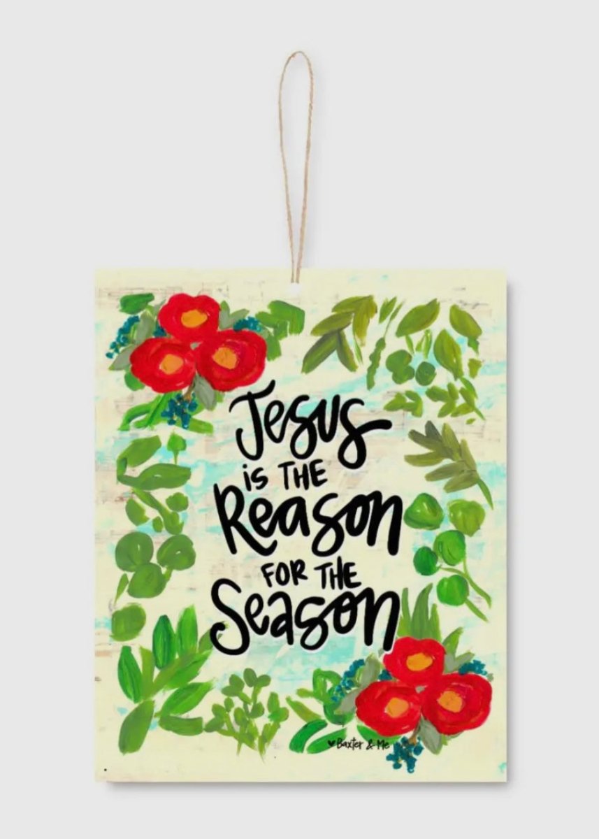 Jesus Is The Reason Ornament - ornament - Jimberly's Boutique - Olive Branch - Mississippi