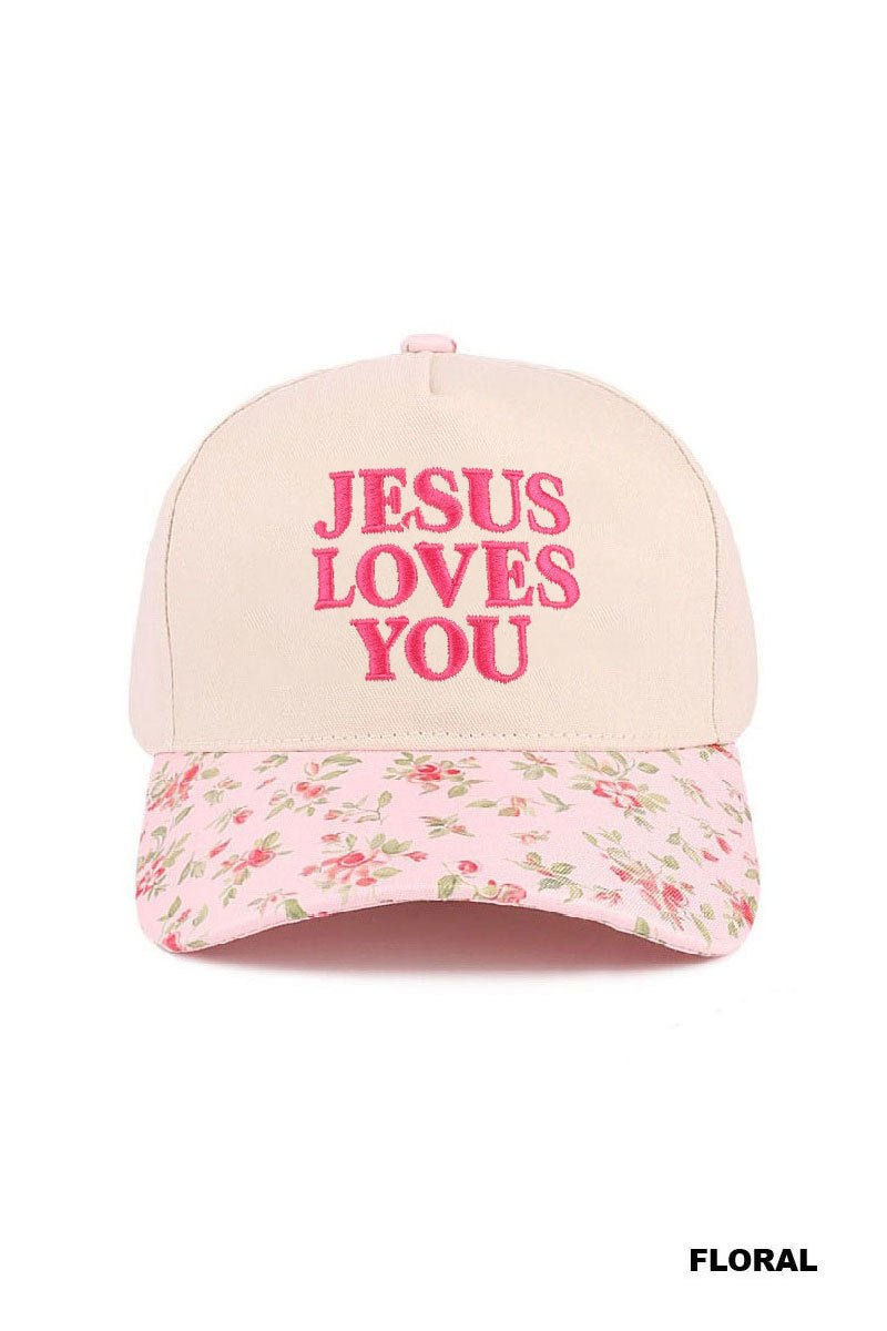 Jesus Loves You Cap/Hat - Ball Cap - Jimberly's Boutique - Olive Branch - Mississippi