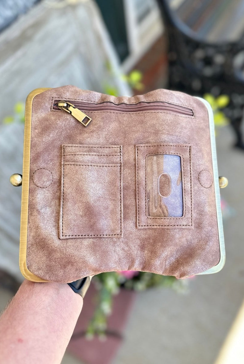 Jimberly Lock Clutch Wallet | Pearl Brown - Clutch Wallet -Jimberly's Boutique-Olive Branch-Mississippi