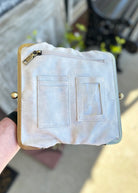 Jimberly Lock Clutch Wallet | Pearl White - Clutch Wallet -Jimberly's Boutique-Olive Branch-Mississippi