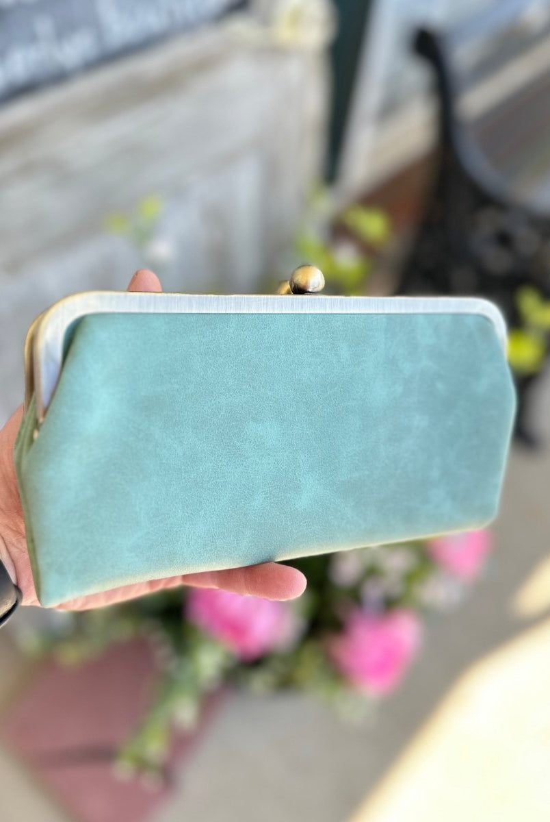 Jimberly Lock Clutch Wallet | Turquoise - Clutch Wallet -Jimberly's Boutique-Olive Branch-Mississippi