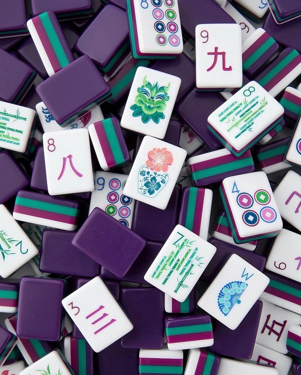 Jimberly’s Boutique Custom Layer Mahjong Tiles - Dark Purple - Mahjong Tiles - Jimberly's Boutique - Olive Branch - Mississippi