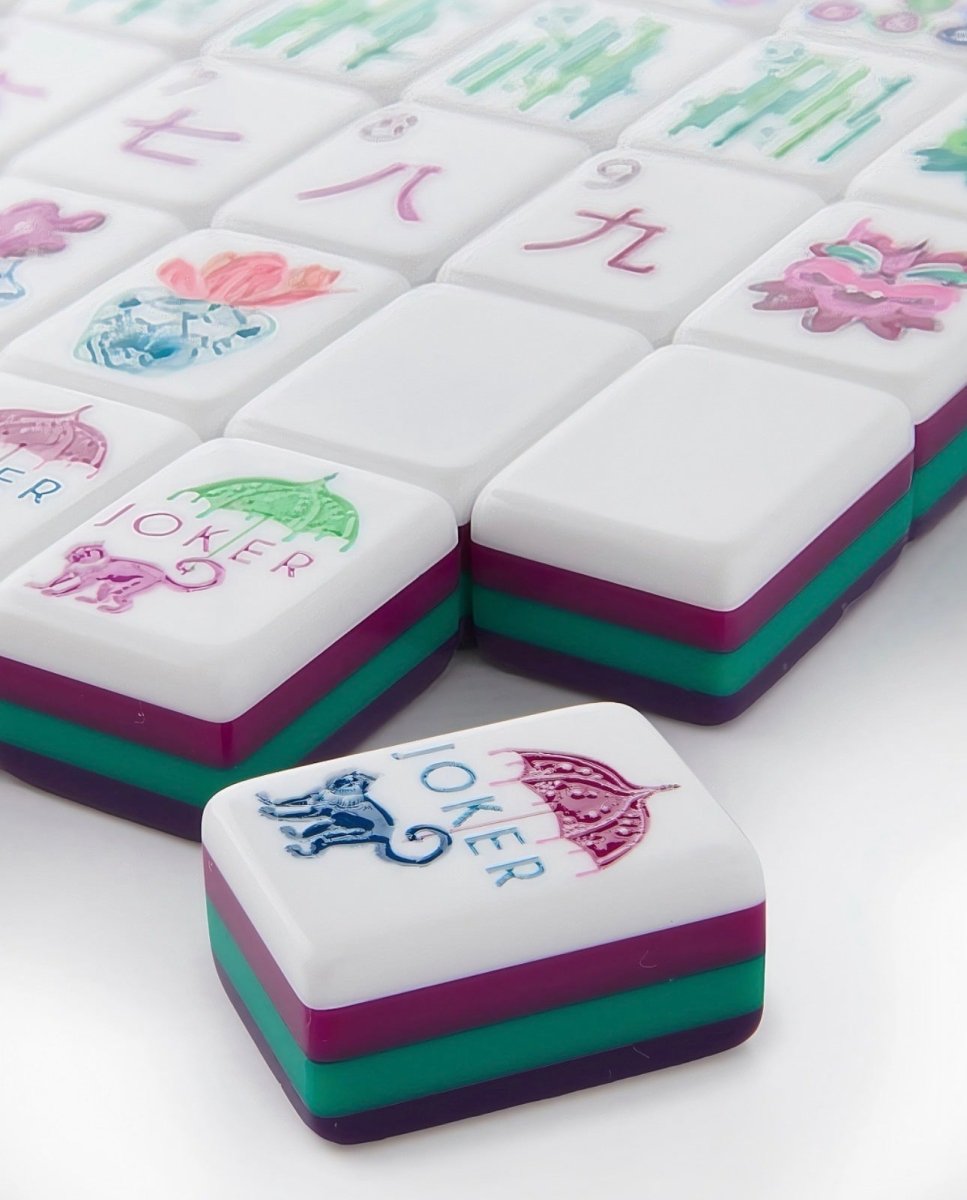Jimberly’s Boutique Custom Layer Mahjong Tiles - Dark Purple - Mahjong Tiles - Jimberly's Boutique - Olive Branch - Mississippi