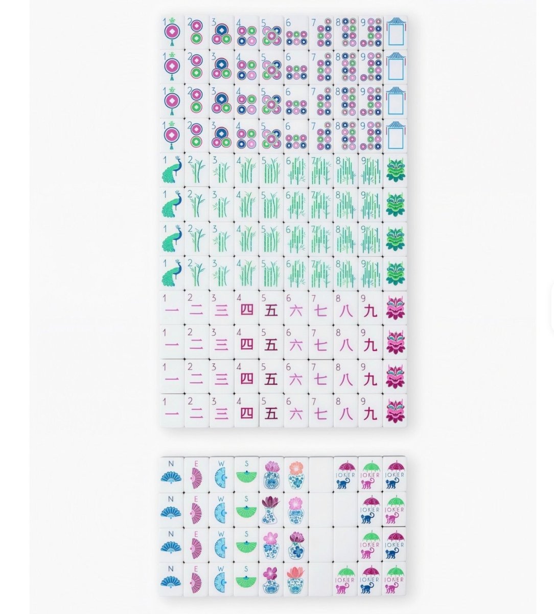 Jimberly’s Boutique Custom Layer Mahjong Tiles - Dark Purple - Mahjong Tiles - Jimberly's Boutique - Olive Branch - Mississippi