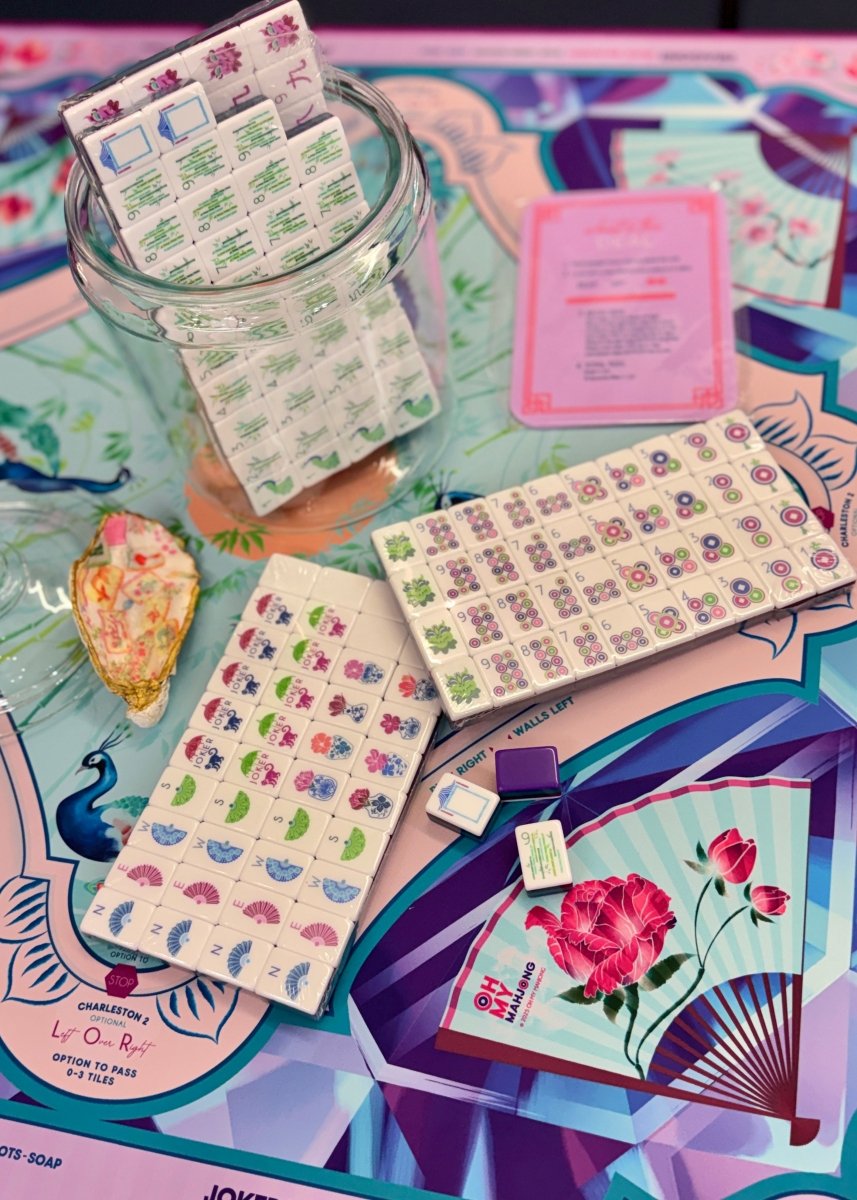 Jimberly’s Boutique Custom Layer Mahjong Tiles - Dark Purple - Mahjong Tiles - Jimberly's Boutique - Olive Branch - Mississippi