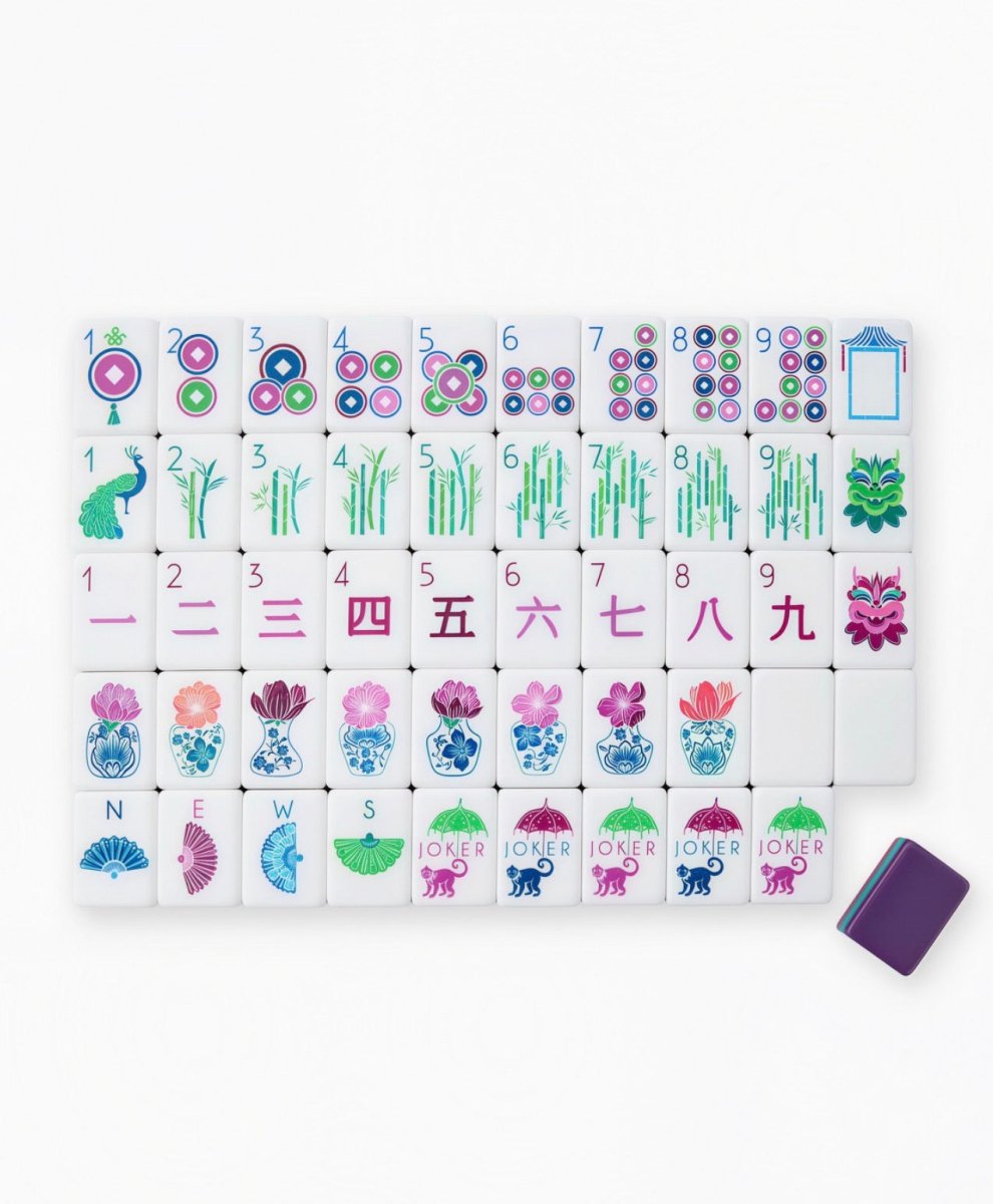 Jimberly’s Boutique Custom Layer Mahjong Tiles - Dark Purple - Mahjong Tiles - Jimberly's Boutique - Olive Branch - Mississippi