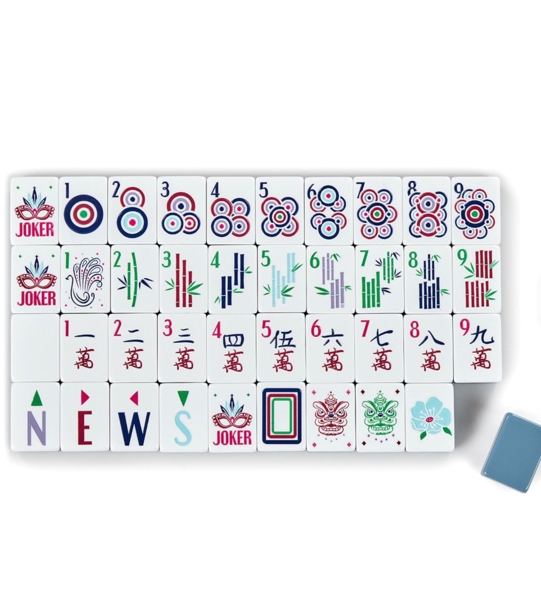Jimberly’s Boutique Custom Layer Mahjong Tiles - Grey - Mahjong Tiles - Jimberly's Boutique - Olive Branch - Mississippi