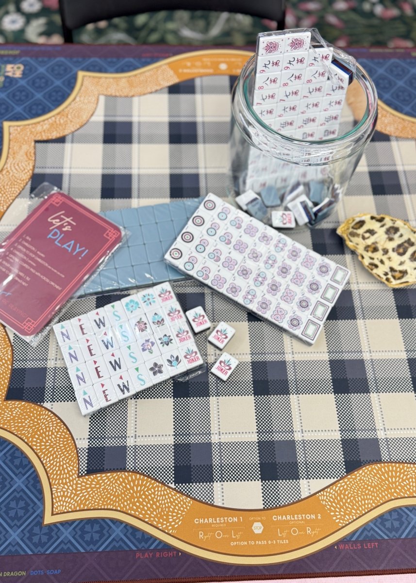 Jimberly’s Boutique Custom Layer Mahjong Tiles - Grey - Mahjong Tiles - Jimberly's Boutique - Olive Branch - Mississippi