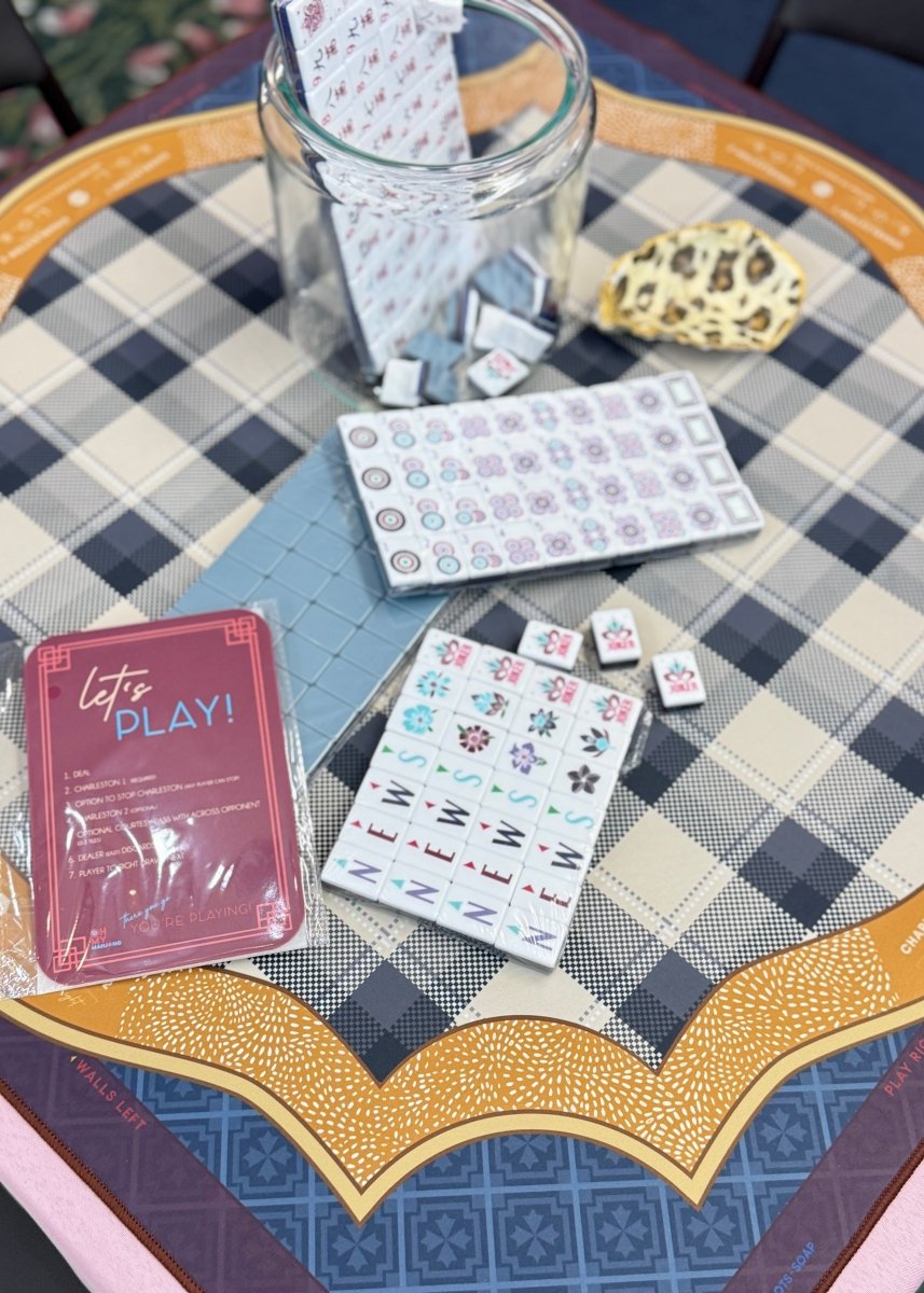 Jimberly’s Boutique Custom Layer Mahjong Tiles - Grey - Mahjong Tiles - Jimberly's Boutique - Olive Branch - Mississippi