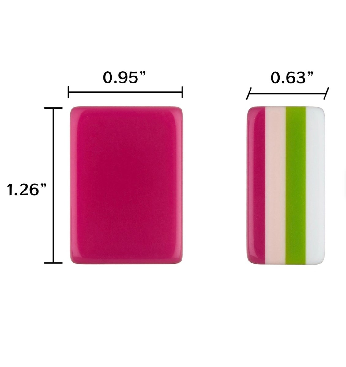Jimberly’s Boutique Custom Layer Mahjong Tiles - Hot Pink - Mahjong Tiles - Jimberly's Boutique - Olive Branch - Mississippi