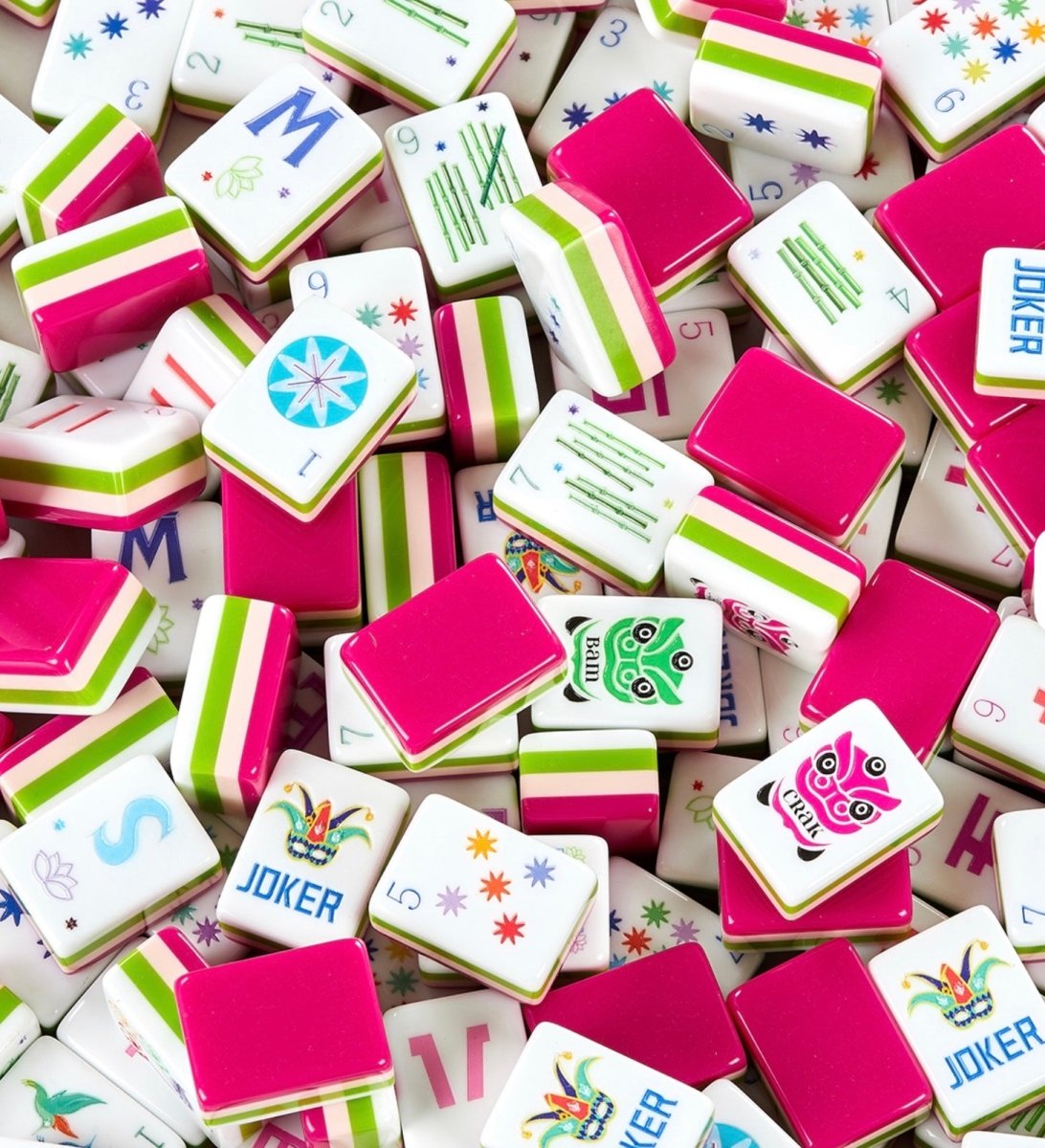 Jimberly’s Boutique Custom Layer Mahjong Tiles - Hot Pink - Mahjong Tiles - Jimberly's Boutique - Olive Branch - Mississippi