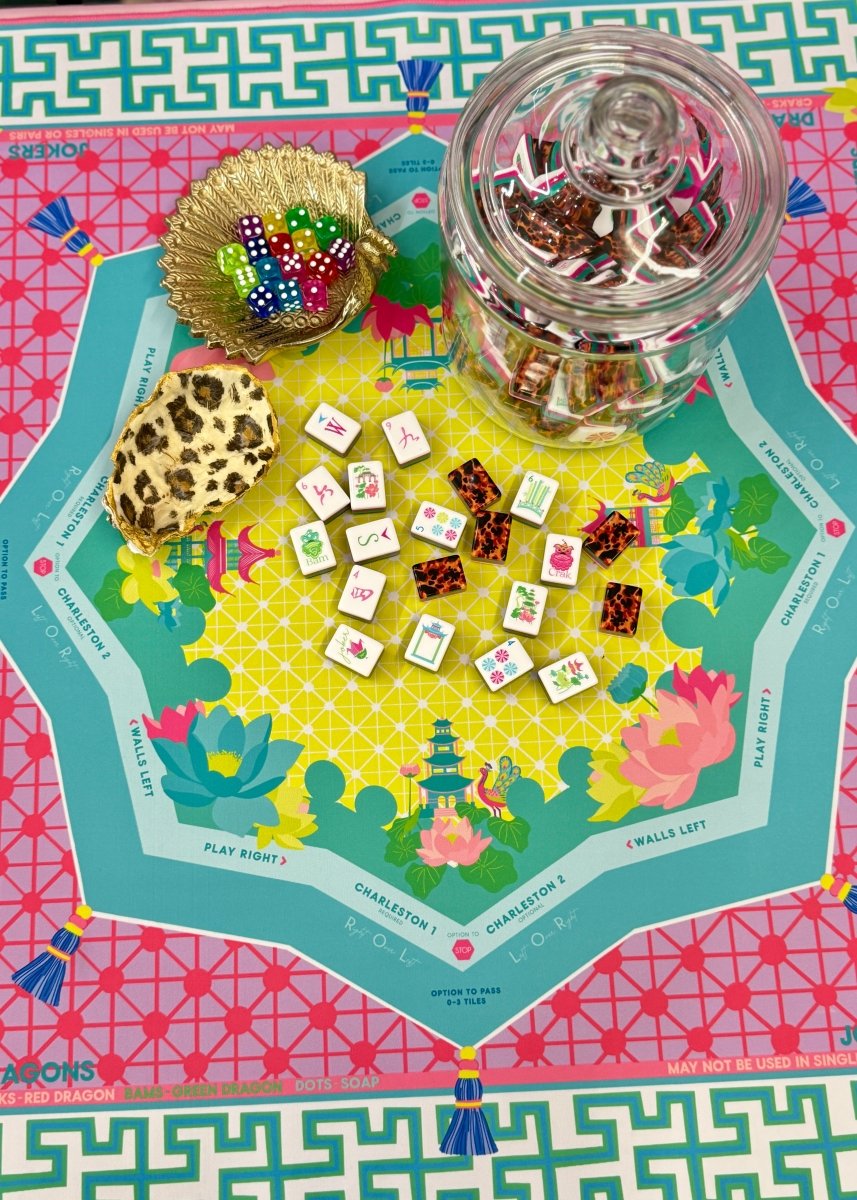 Jimberly’s Boutique Custom Layer Mahjong Tiles - Tortoise - Mahjong Tiles - Jimberly's Boutique - Olive Branch - Mississippi