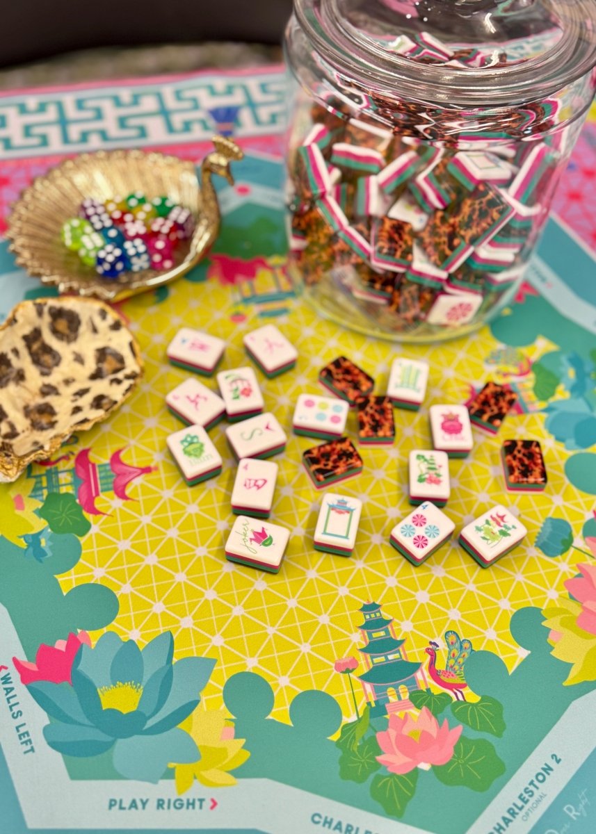 Jimberly’s Boutique Custom Layer Mahjong Tiles - Tortoise - Mahjong Tiles - Jimberly's Boutique - Olive Branch - Mississippi