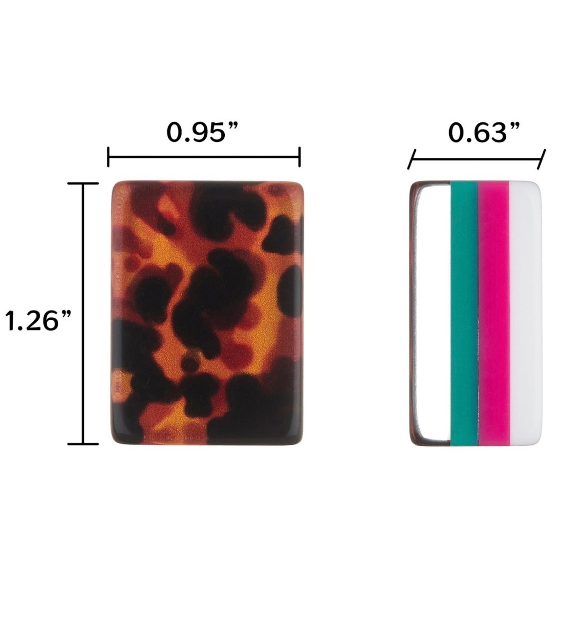 Jimberly’s Boutique Custom Layer Mahjong Tiles - Tortoise - Mahjong Tiles - Jimberly's Boutique - Olive Branch - Mississippi