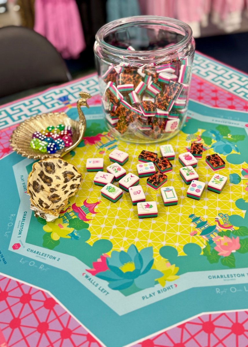 Jimberly’s Boutique Custom Layer Mahjong Tiles - Tortoise - Mahjong Tiles - Jimberly's Boutique - Olive Branch - Mississippi