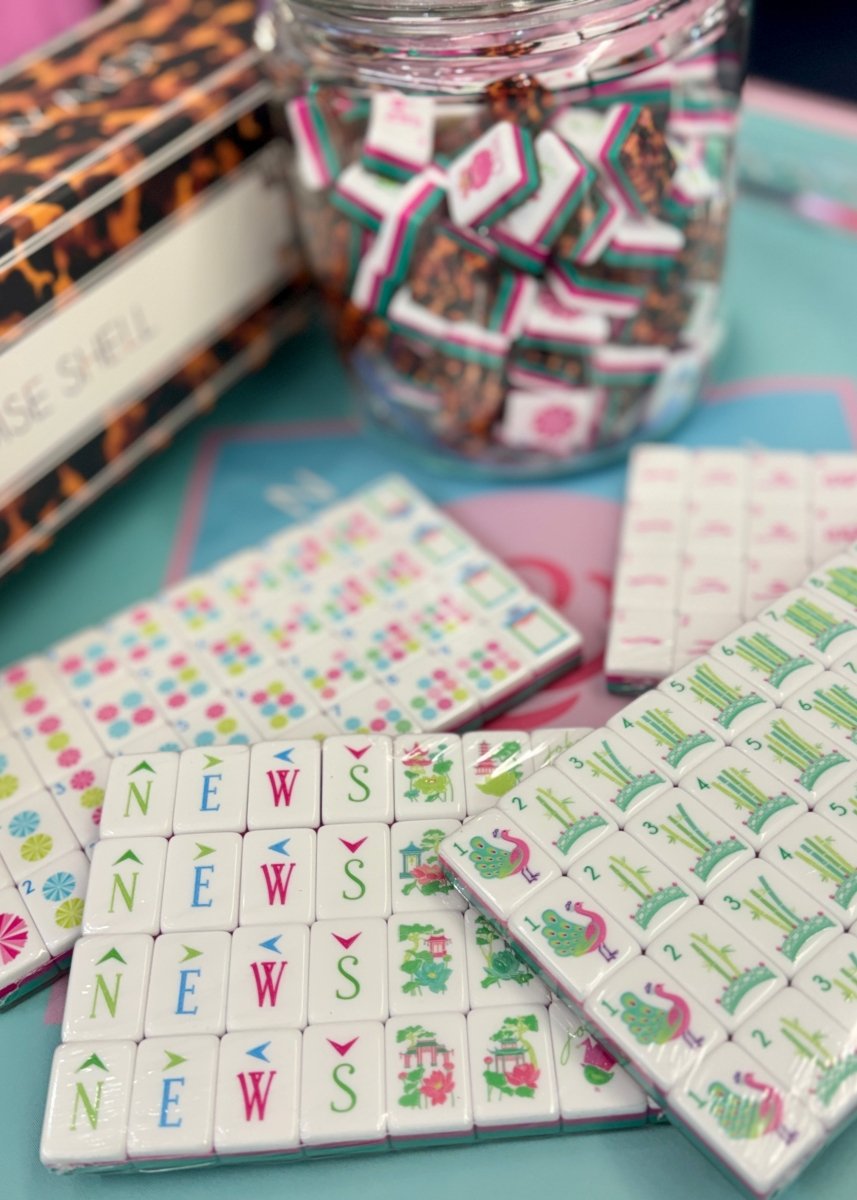 Jimberly’s Boutique Custom Layer Mahjong Tiles - Tortoise - Mahjong Tiles - Jimberly's Boutique - Olive Branch - Mississippi