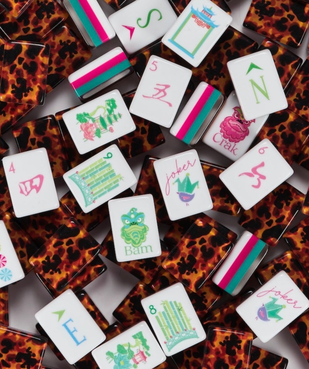 Jimberly’s Boutique Custom Layer Mahjong Tiles - Tortoise - Mahjong Tiles - Jimberly's Boutique - Olive Branch - Mississippi