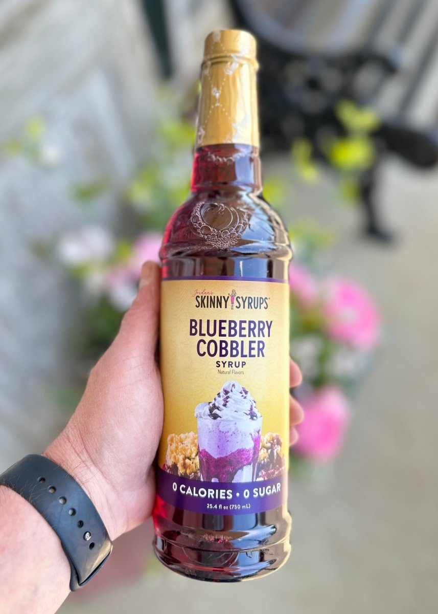 Jordan's Sugar Free Blueberry Cobbler Syrup Skinny Syrup Jimberly's