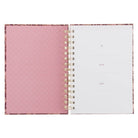 Journal Spiral-Bound Pink Floral with God Matt. 19:26 - Jimberly's Boutique-Olive Branch-Mississippi