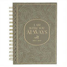 Journal Spiral Green I Am with You Always Matt. 28:20 - Jimberly's Boutique-Olive Branch-Mississippi