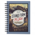 Journal Wirebound Gray Stand Firm 1 Cor. 16:13 - Jimberly's Boutique-Olive Branch-Mississippi