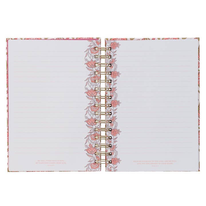 Journal Wirebound Pink Be Still & Know Ps. 46:10 - Jimberly's Boutique-Olive Branch-Mississippi