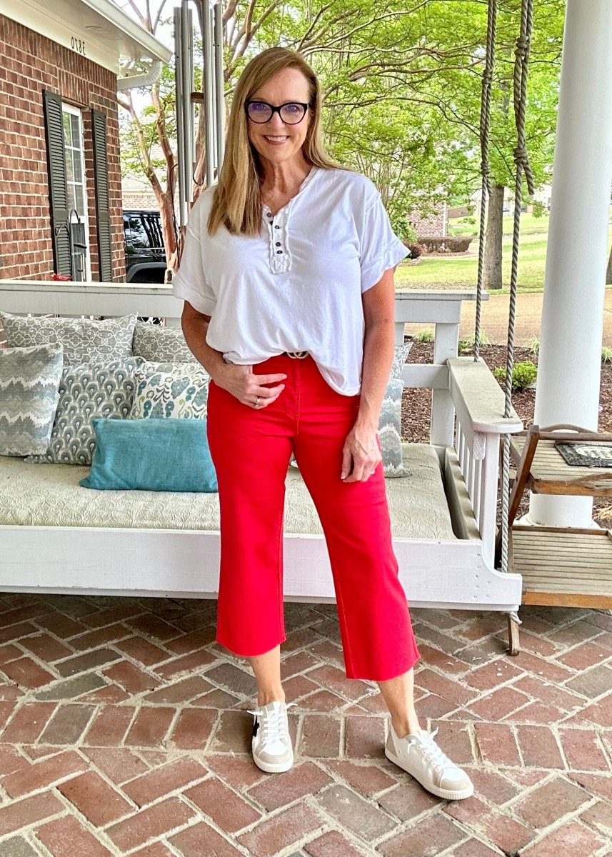 Judy Blue Jeans | Brandon | Red | Tummy Control - Judy Blue Jeans -Jimberly's Boutique-Olive Branch-Mississippi
