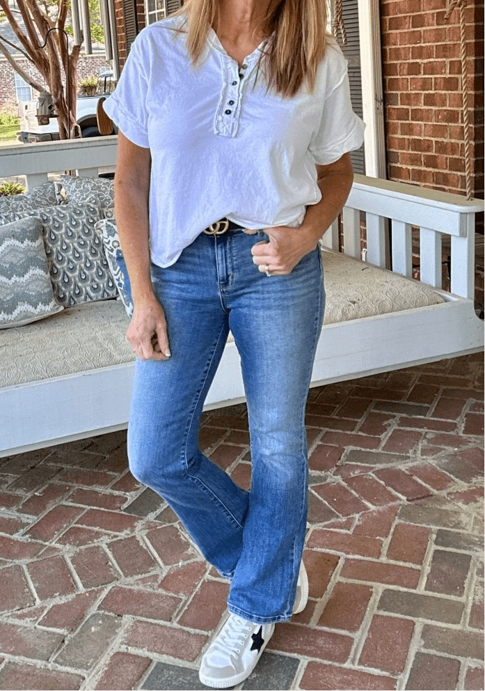 Judy Blue Jeans | Mid - Rise | Vintage | Bootcut Denim | Gulfport - Judy Blue Jeans - Jimberly's Boutique - Olive Branch - Mississippi