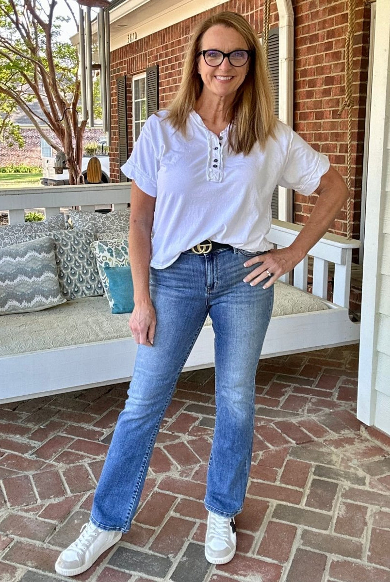 Judy Blue Jeans | Mid-Rise | Vintage | Bootcut Denim - Judy Blue Jeans -Jimberly's Boutique-Olive Branch-Mississippi