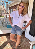 Judy Blue Shorts High Waist Button Fly Destroy Denim - judy blue shorts -Jimberly's Boutique-Olive Branch-Mississippi