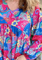 Keep Dreaming V Neck Dress | Cotton Bleu - dress - Jimberly's Boutique - Olive Branch - Mississippi