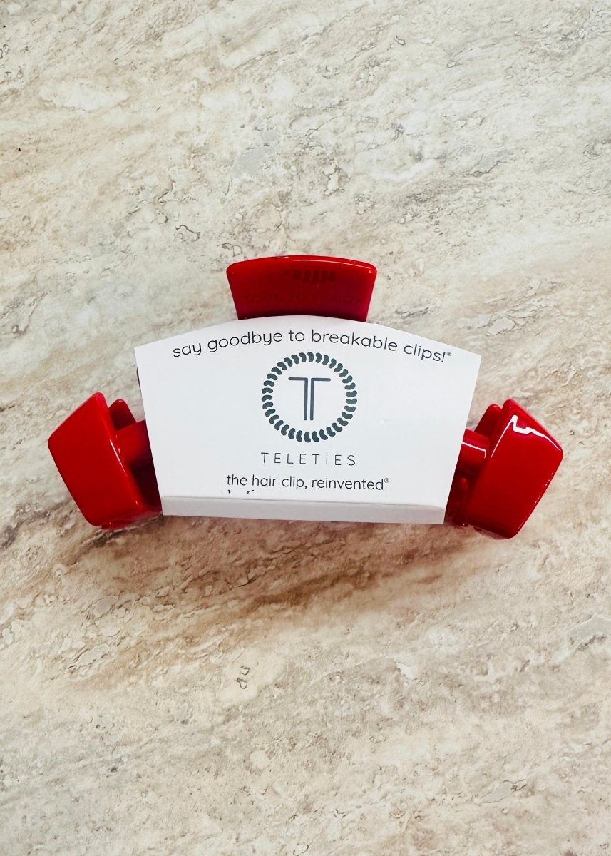 Large Hair Clip | Classic | Red Carpet Ready | Teleties - Teletie Classic Hair Clip - Jimberly's Boutique - Olive Branch - Mississippi