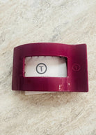 Large Rectangle Flat Hair Clip - Wild Side - Flat Hair Clip - Jimberly's Boutique - Olive Branch - Mississippi
