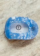 Large Teleties Flat Oval Clip - Blue Lagoon - Teleties Flat Hair Clip - Jimberly's Boutique - Olive Branch - Mississippi