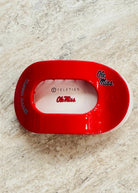 Large Teleties Flat Oval Clip - Ole Miss - Teleties Flat Hair Clip - Jimberly's Boutique - Olive Branch - Mississippi
