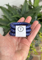 Large Teleties Hair Ties - Nantucket Navy - Teleties Hair Ties -Jimberly's Boutique-Olive Branch-Mississippi