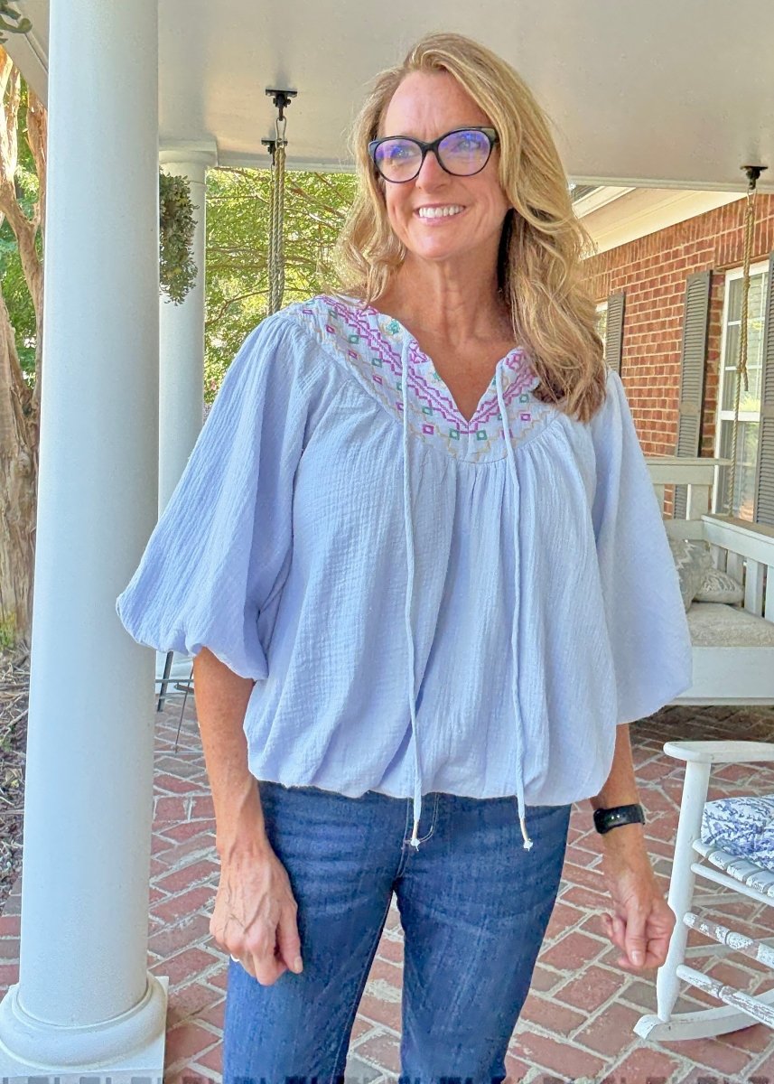 Lavender Bubble Smocked Top | Easel - easel top - Jimberly's Boutique - Olive Branch - Mississippi