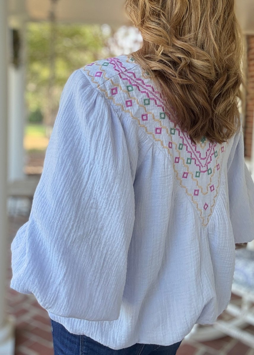 Lavender Bubble Smocked Top | Easel - easel top - Jimberly's Boutique - Olive Branch - Mississippi