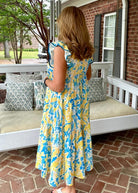 Lemonade Mix Midi Dress | Umgee - Umgee Dress -Jimberly's Boutique-Olive Branch-Mississippi