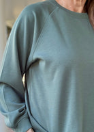 Lennon Scuba Crewneck & Pants Lounge Set - Dk Forest - lounge set - Jimberly's Boutique - Olive Branch - Mississippi