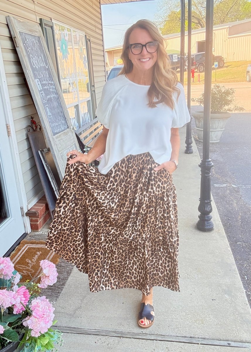 Leopard Maxi Skirt | Jodifl - Jimberly's Boutique - Olive Branch - Mississippi