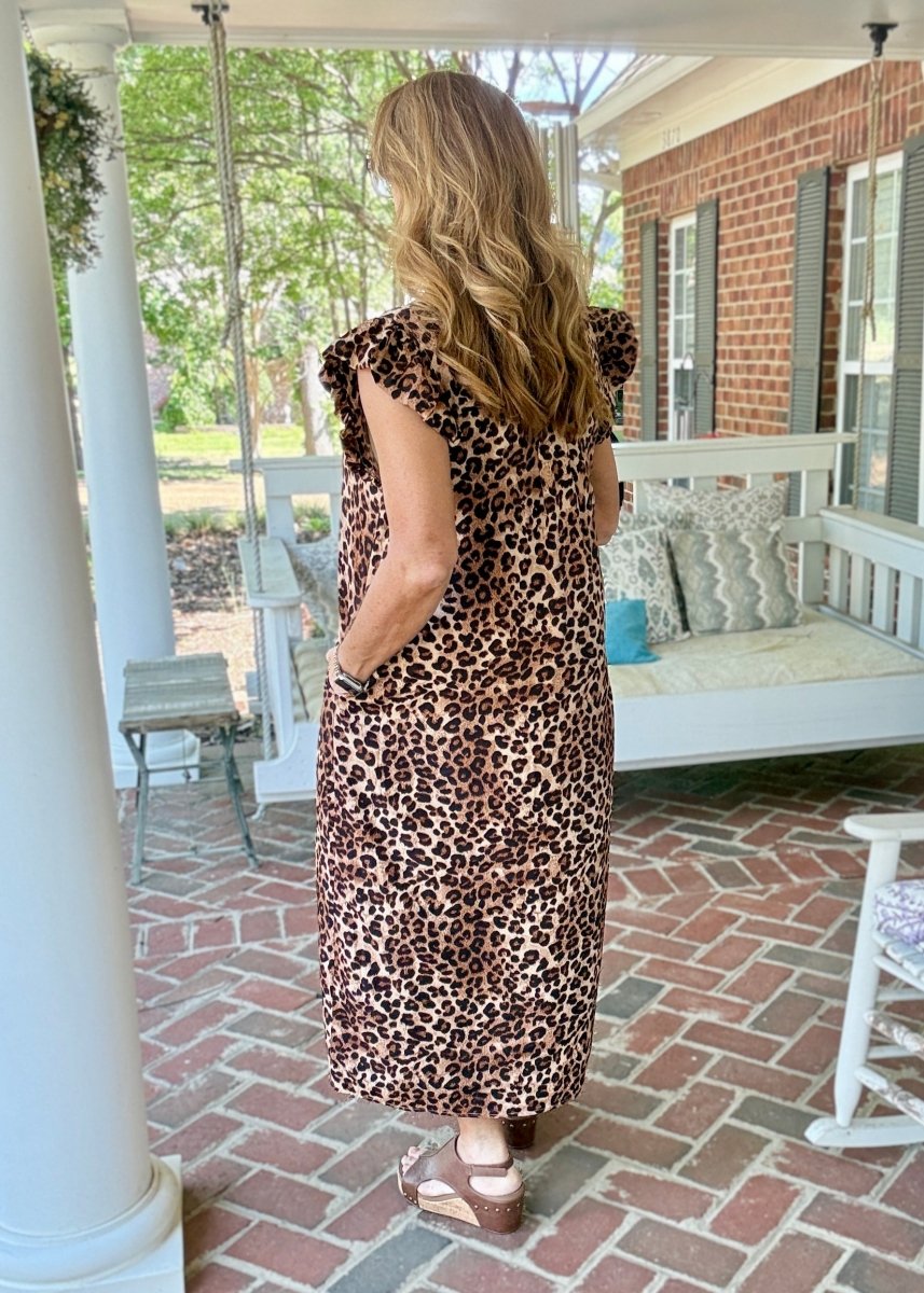 Leopard Midi Dress | Jodifl - Jimberly's Boutique - Olive Branch - Mississippi