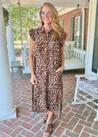Leopard Midi Dress | Jodifl - Jimberly's Boutique - Olive Branch - Mississippi