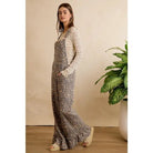 Leopard Print Adjustable Strap Overalls - Jimberly's Boutique-Olive Branch-Mississippi