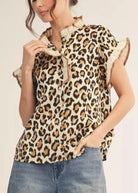 Leopard Ruffle Top | Jodifl - Jodifl Top -Jimberly's Boutique-Olive Branch-Mississippi