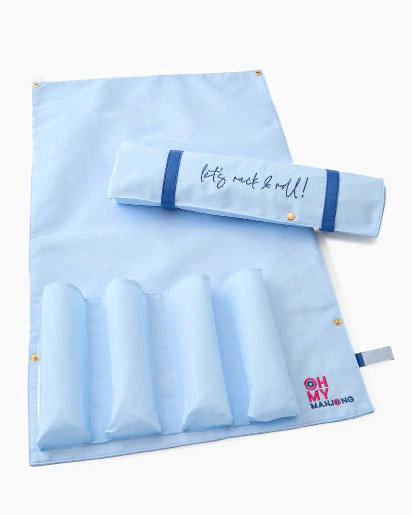 Let's Rack & Roll Bag - Light Blue | Oh My Mahjong - rack bag - Jimberly's Boutique - Olive Branch - Mississippi